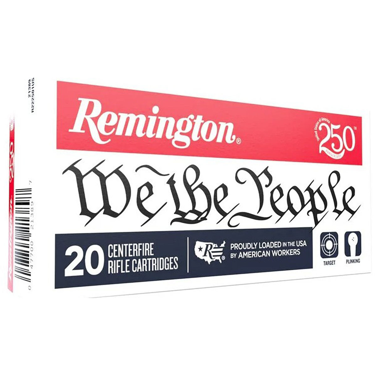 22-250 Remington 55gr Pointed Soft Point 20/Box