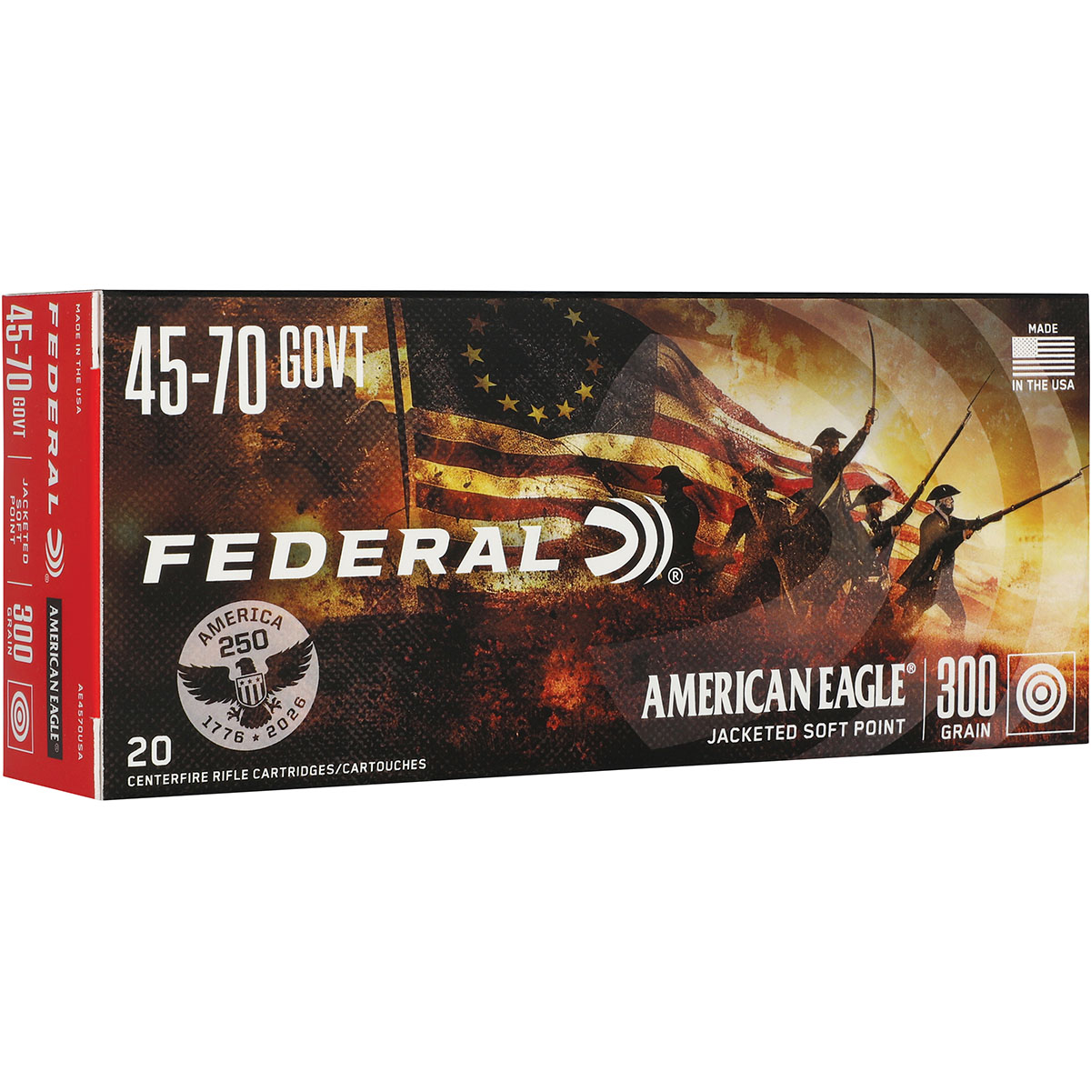 45-70 Govermnent 300gr Soft Point 20/Box