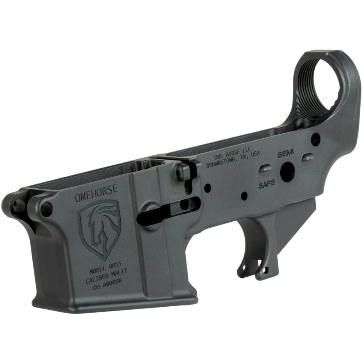 OH-15 Multi-Caliber Stripped Lower Receiver for AR-15 Black