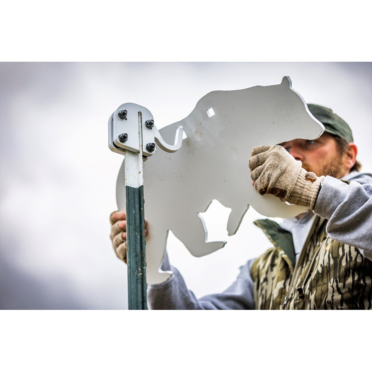 T-Post Target Hook 3/8" AR500 Steel - View 4