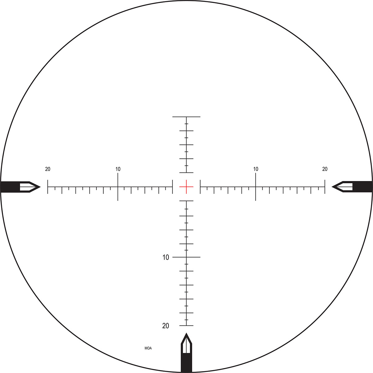 NXS 8-32x56mm SFP MOAR Reticle Black - View 2