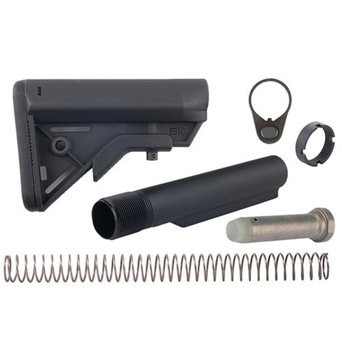 AR-15 Bravo SOPMOD MIL-SPEC Collapsible Stock Assembly Black
