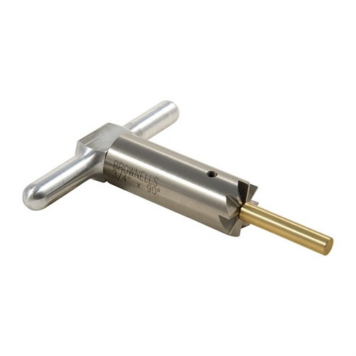 BROWNELLS - 90 DEGREE MUZZLE FACING CUTTER & BRASS PILOT