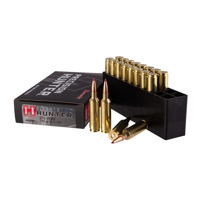 Precision Hunter 270 WSM 145gr ELD-X Polymer Tip 20/Box
