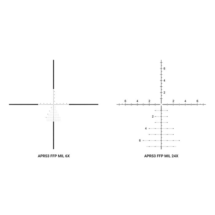 Midas TAC HD 6-24x50mm FFP APRS3 MIL Reticle Black - View 2