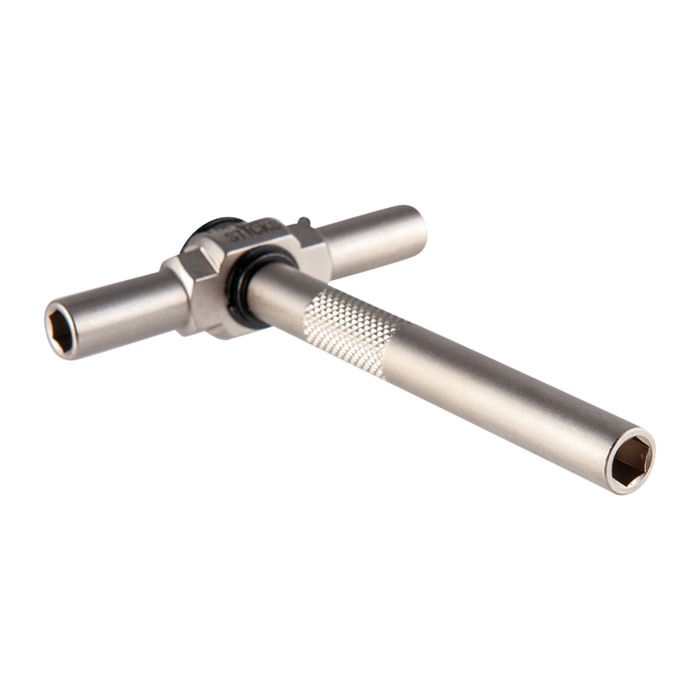 Ratcheting T-Way Wrench, 1/4" Drive