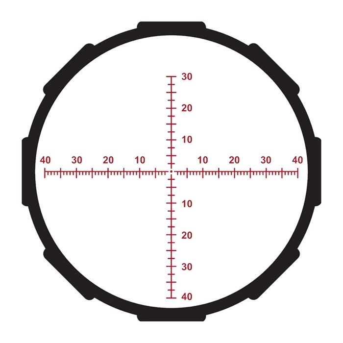 Hardline Pro 6-24x50mm SFP Illuminated MR1-MOA Reticle Black - View 6