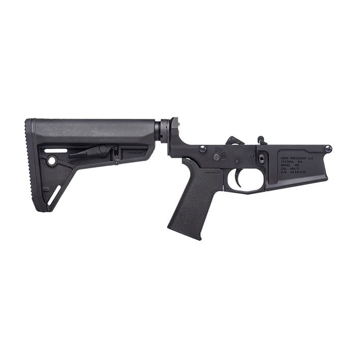 M5 Comp Lower W/MOE SL Grip & SL Carbine Stk for AR .308 Blk