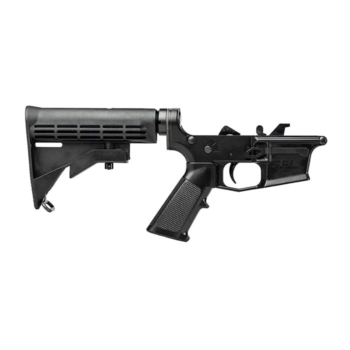 EPC-9 Carbine Complete Lower w/A2 Grip & M4 Stock Black