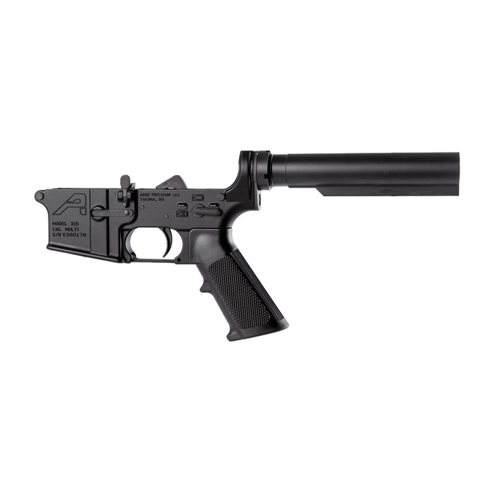 Carbine Comp Lower Rcvr w/A2 Grip & No Stock for AR15 Blk