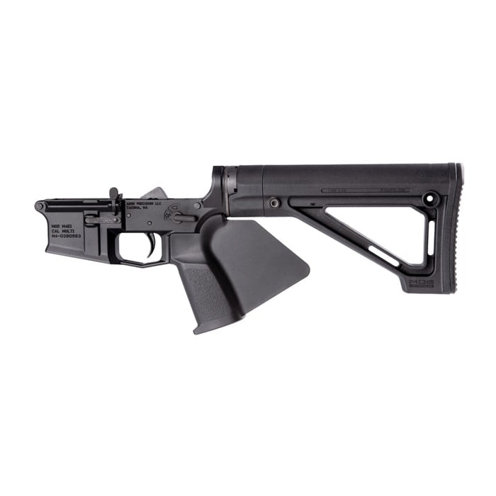 M4E1 Featureless Comp Lower w/Fixed Carb Stock for AR-15 Blk - View 5