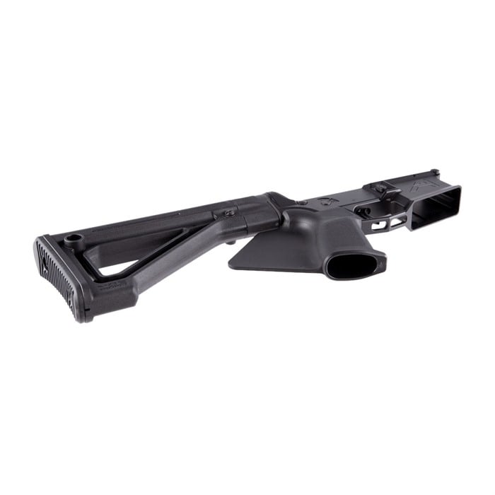 M4E1 Featureless Comp Lower w/Fixed Carb Stock for AR-15 Blk - View 2