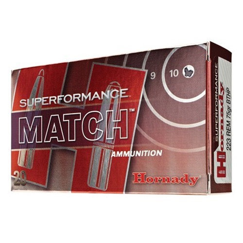 Superformance 5.56 NATO 75gr Match BT Hollow Point 20/Box