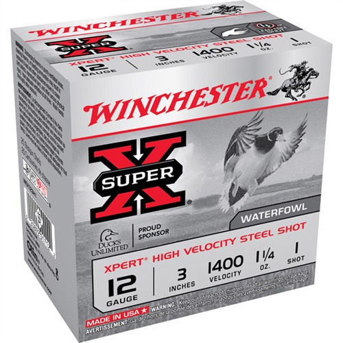 XPERT Waterfowl 12 Gauge 3" 1-1/4 oz #1 Shot 25/Box