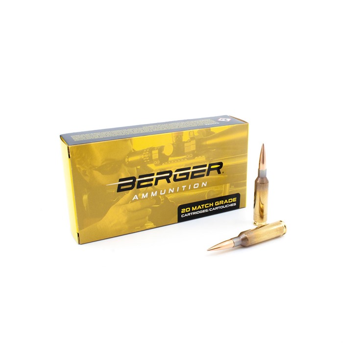 BERGER BULLETS - MATCH GRADE TARGET 6MM CREEDMOOR AMMO