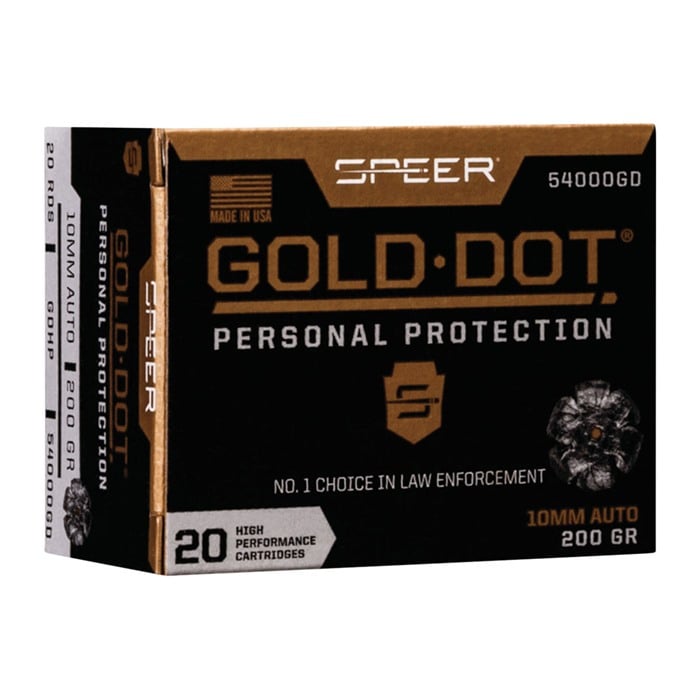 10mm Auto 200gr Gold Dot Hollow Point 20/Box