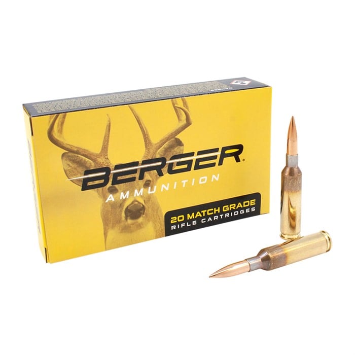 BERGER BULLETS - MATCH GRADE HUNTING 6MM CREEDMOOR AMMO