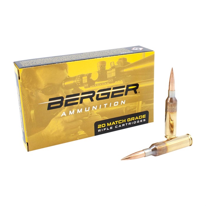 BERGER BULLETS - MATCH GRADE TARGET 6MM CREEDMOOR AMMO - View 6