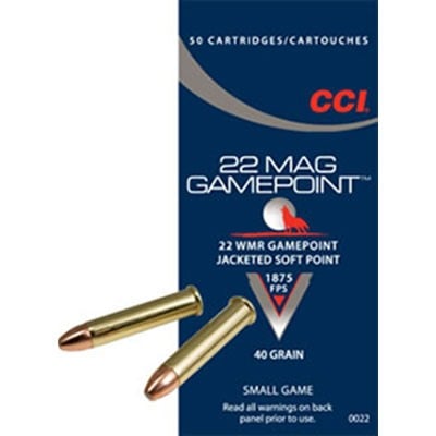 22 WMR 40gr Lead Gamepoint 50/Box