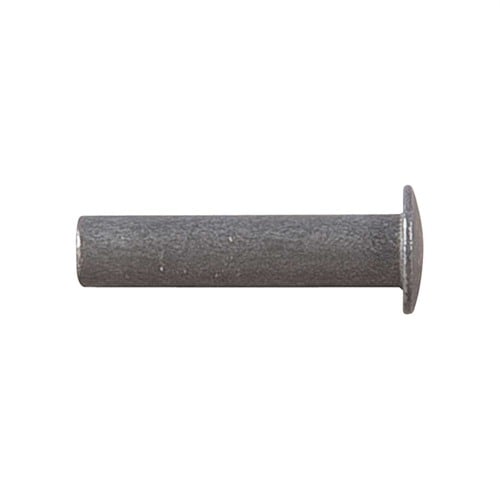 A4 Oval Head Tubular Rivet Black Steel