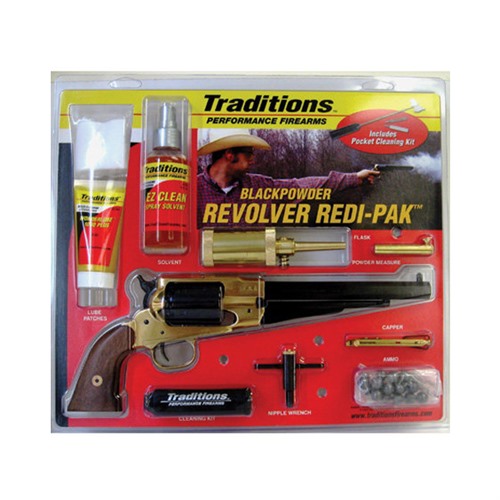Traditions 1858 Army Redi-Pack .44Cal 8" Octagonal Blued Bbl