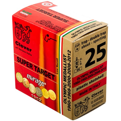 CLEVER - MIRAGE SUPER TARGET T1 12 GAUGE 2-3/4" #9 SHOT SHOTGUN AMMO - View 3