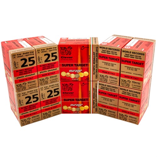 CLEVER - MIRAGE SUPER TARGET T1 12 GAUGE 2-3/4" #9 SHOT SHOTGUN AMMO - View 4
