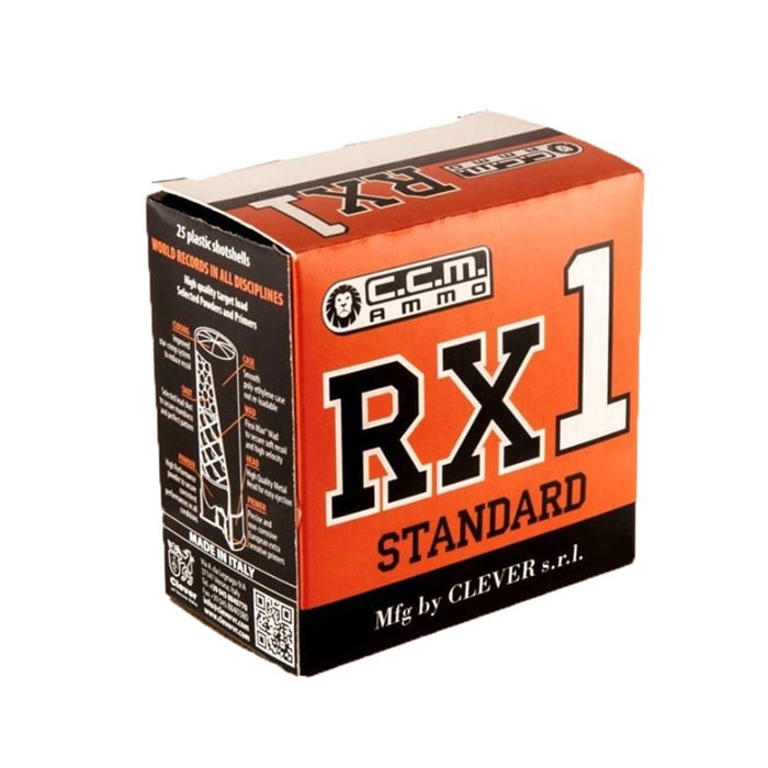 CLEVER - RX 1 STANDARD 12 GAUGE 2-3/4" #7.5 SHOT SHOTGUN AMMO