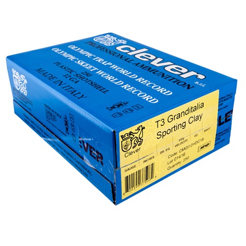 CLEVER - MIRAGE GRAND ITALIA T3 12 GAUGE 2-3/4" #8 SHOT SHOTGUN AMMO