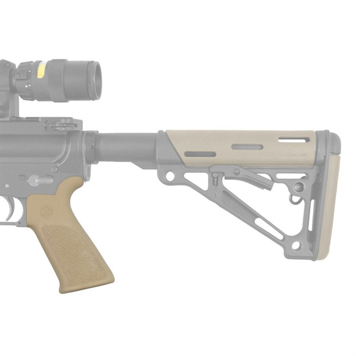 HOGUE - OVERMOLDED RUBBER BEAVERTAIL GRIP FOR AR-15/M16