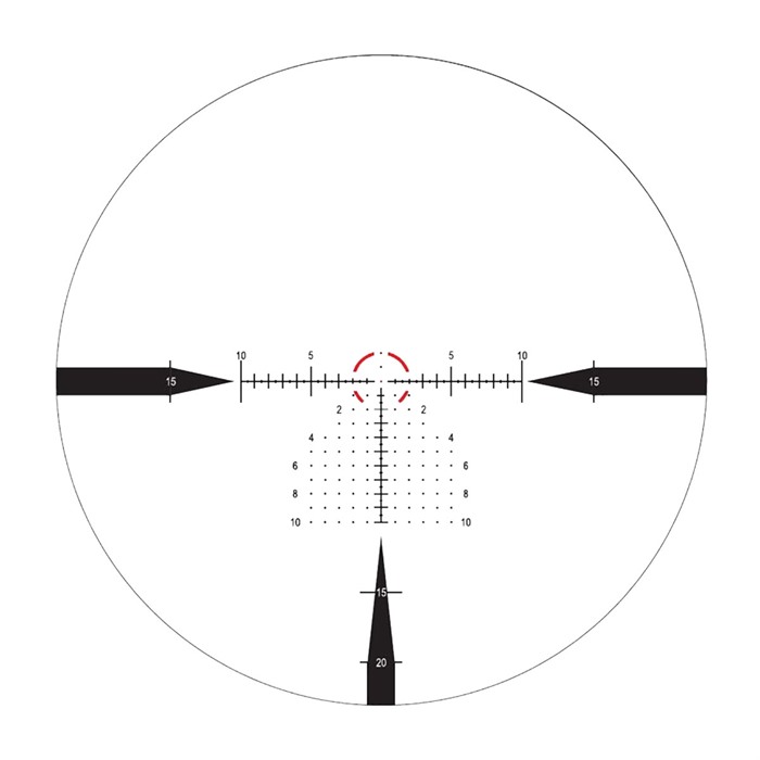 NIGHTFORCE - ATACR 1-8X24MM F1 FFP ILLUMINATED RIFLE SCOPE - View 3