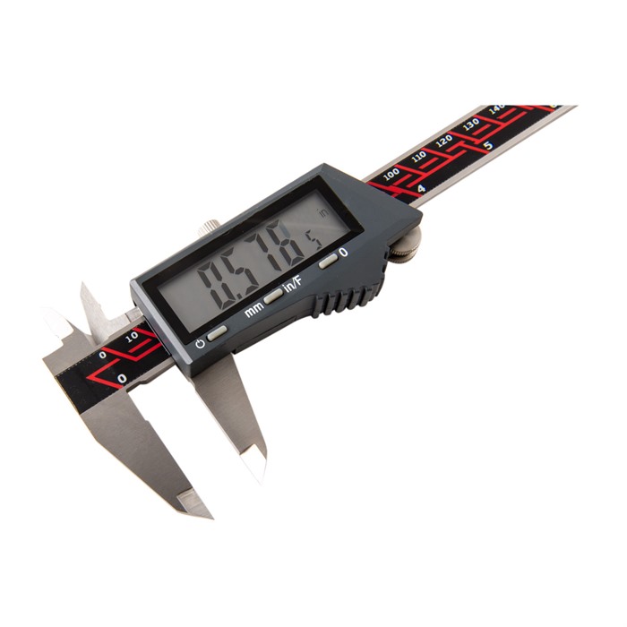 Large Display Digital Calipers, 6"