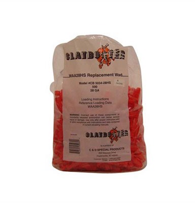 28 Gauge 3/4oz Wads For WAA28-HS Red 500/Bag
