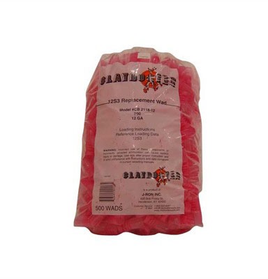 12 Gauge 1-1/8 to 1-1/4oz Wads for 12S3 Red 500/Bag